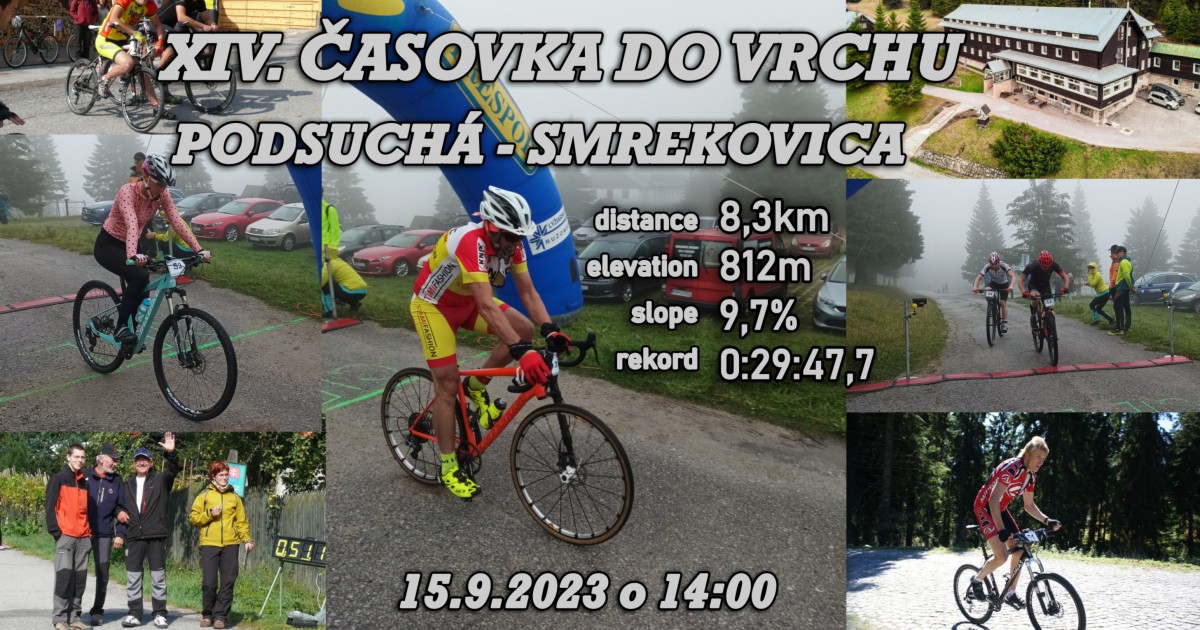 Horská cyklistika Podsuchá - Smrekovica - 15. ročník