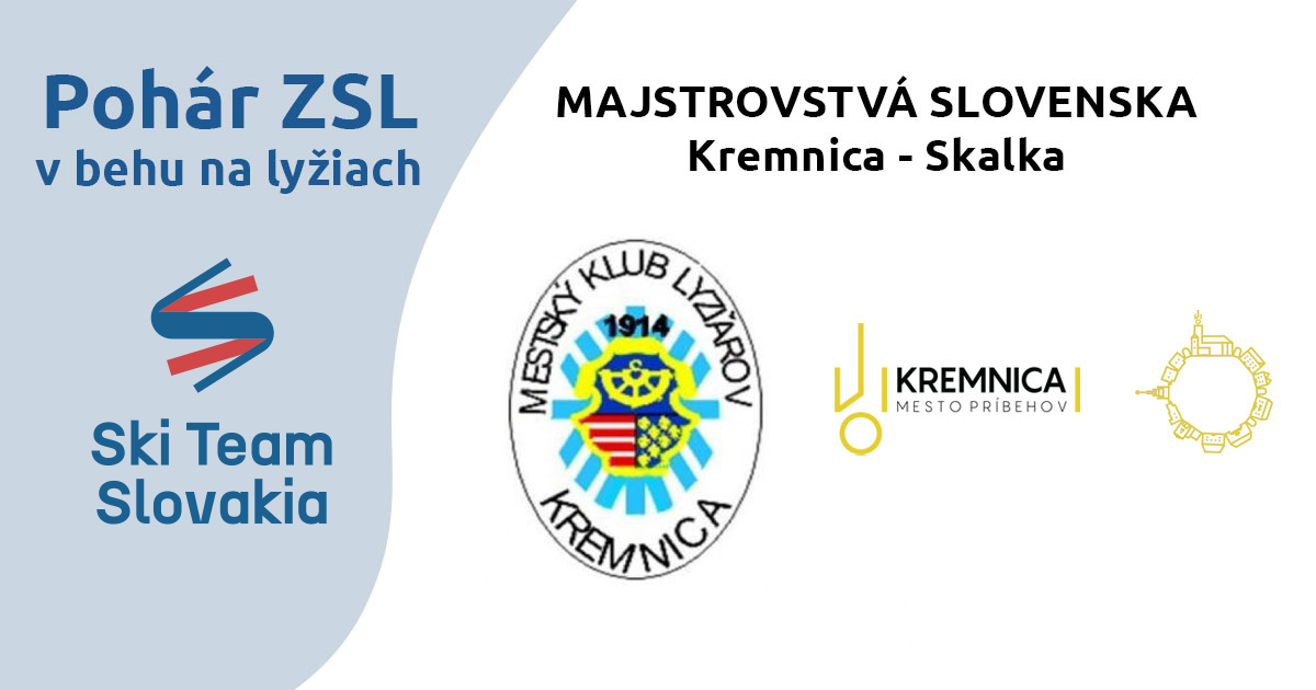 Majstrovstvá SR v behu na lyžiach - MKL Kremnica - PRELOŽENÉ