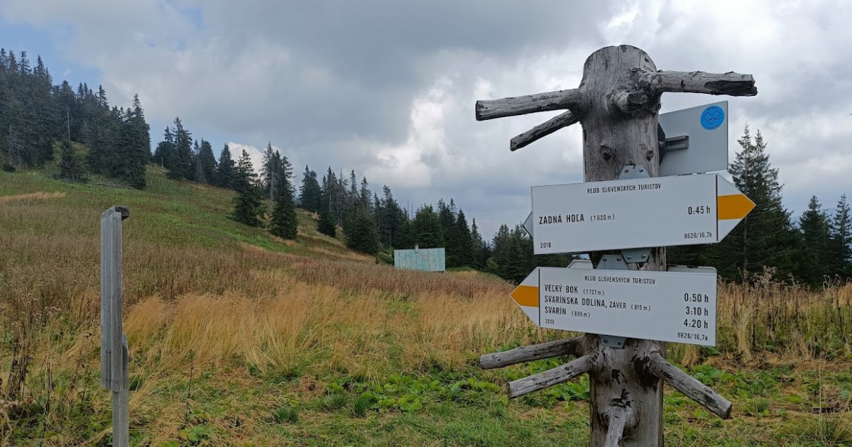 Veľký Bok z Priehyby - Trasa B
