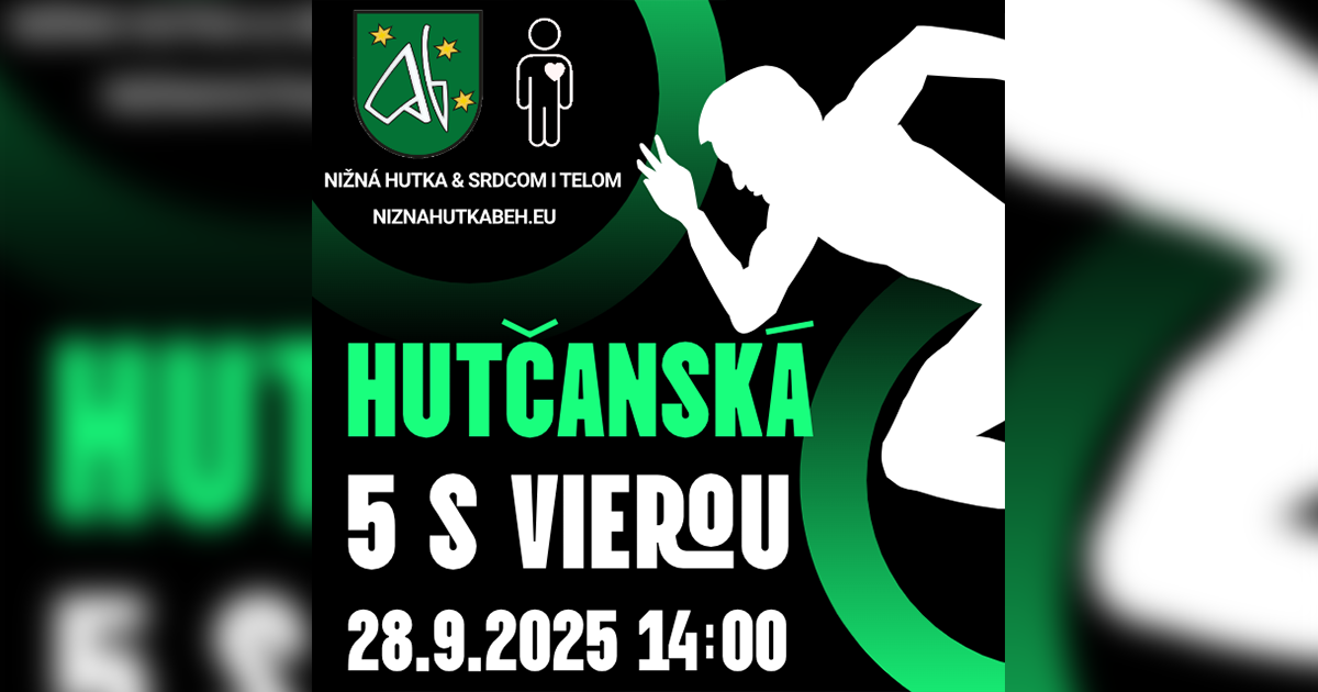 Hutčanská 5 s vierou – beh srdcom i telom