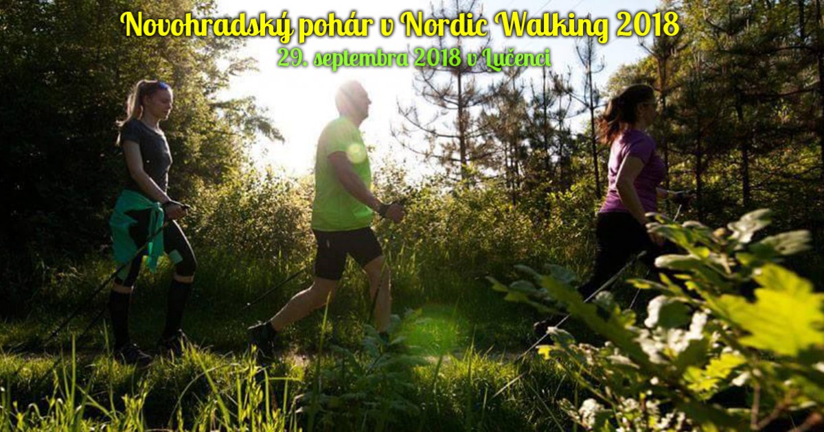 Novohradský pohár v nordic walking 2018