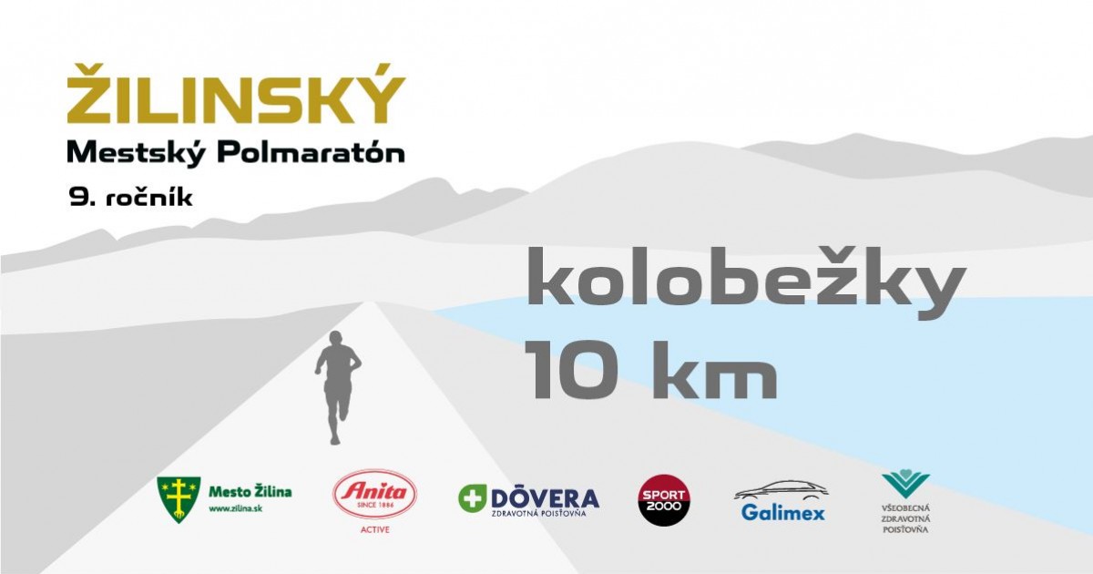 Žilinský mestský polmaratón - kolobežky 10 km