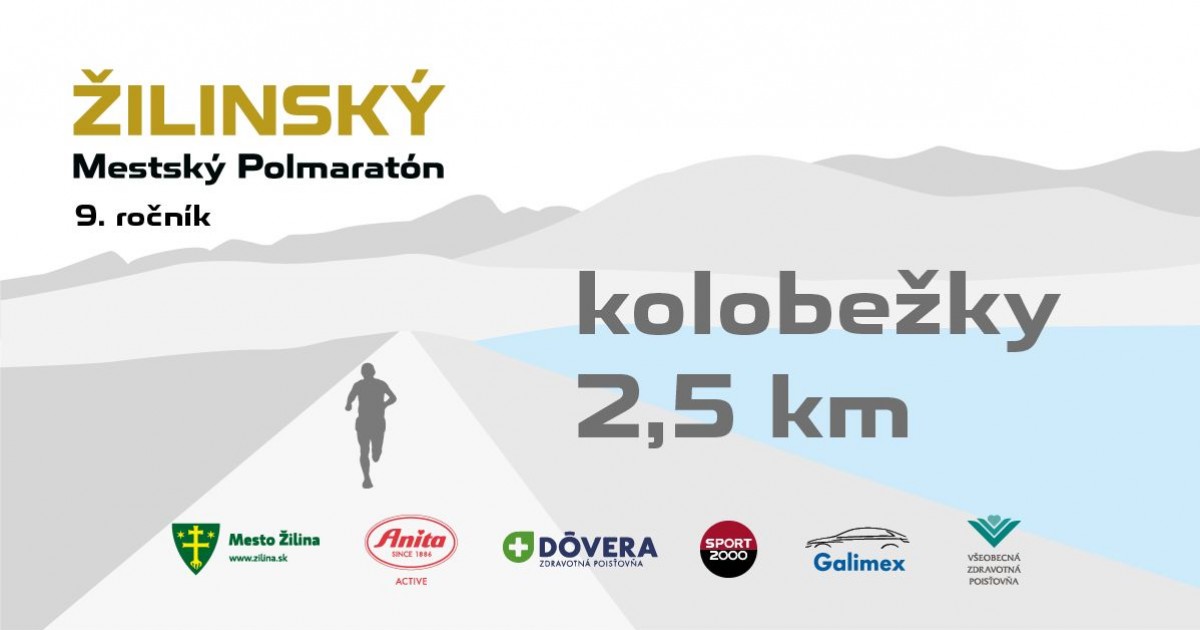 Žilinský mestský polmaratón - kolobežky 2,5 km
