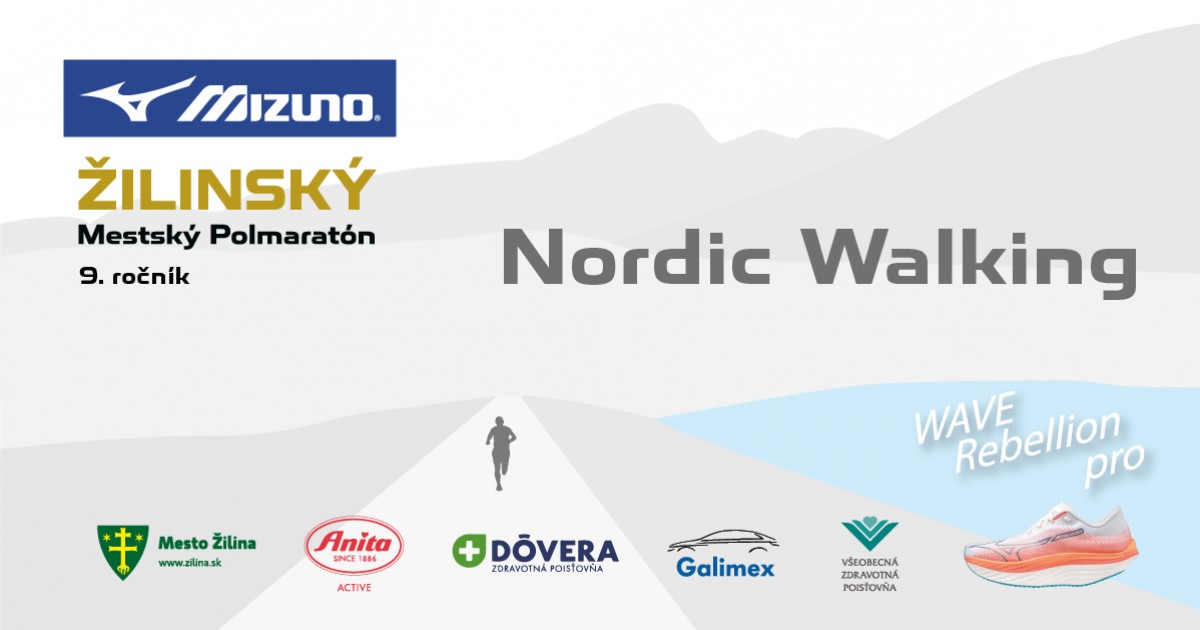 Žilinský mestský polmaratón - 5 km Nordic Walking