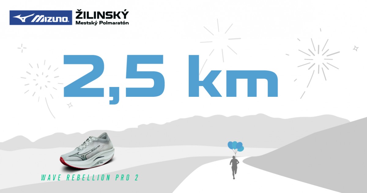 Žilinský mestský polmaratón - 2,5 km Youngstars run