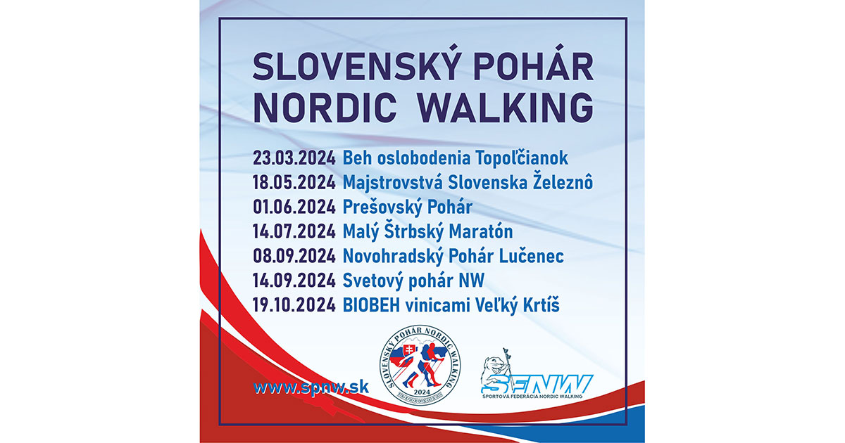 Slovenský pohár Nordic Walking 2024